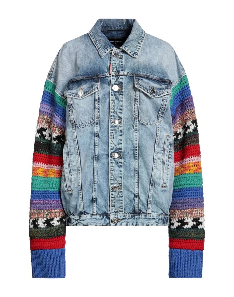 DSQUARED2 Jeansjacke/-mantel Damen Blau von DSQUARED2