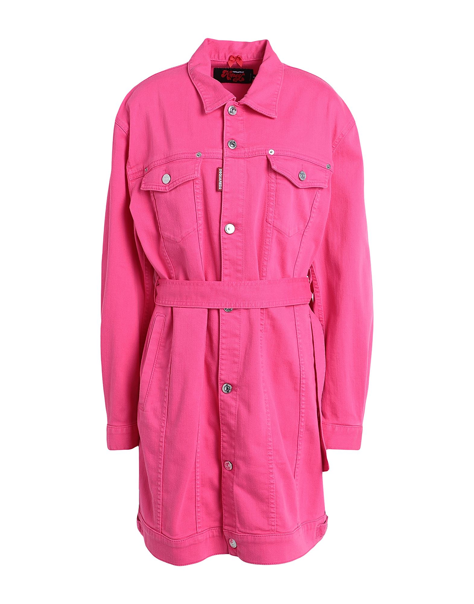 DSQUARED2 Jeansjacke/-mantel Damen Fuchsia von DSQUARED2