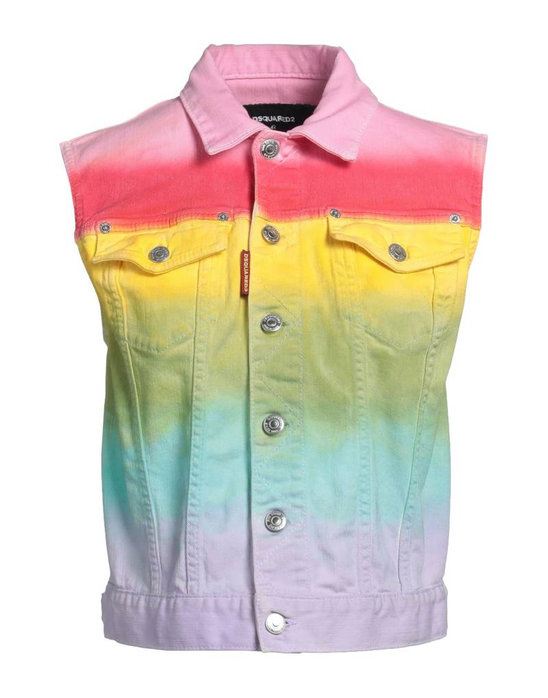 DSQUARED2 Jeansjacke/-mantel Damen Gelb von DSQUARED2