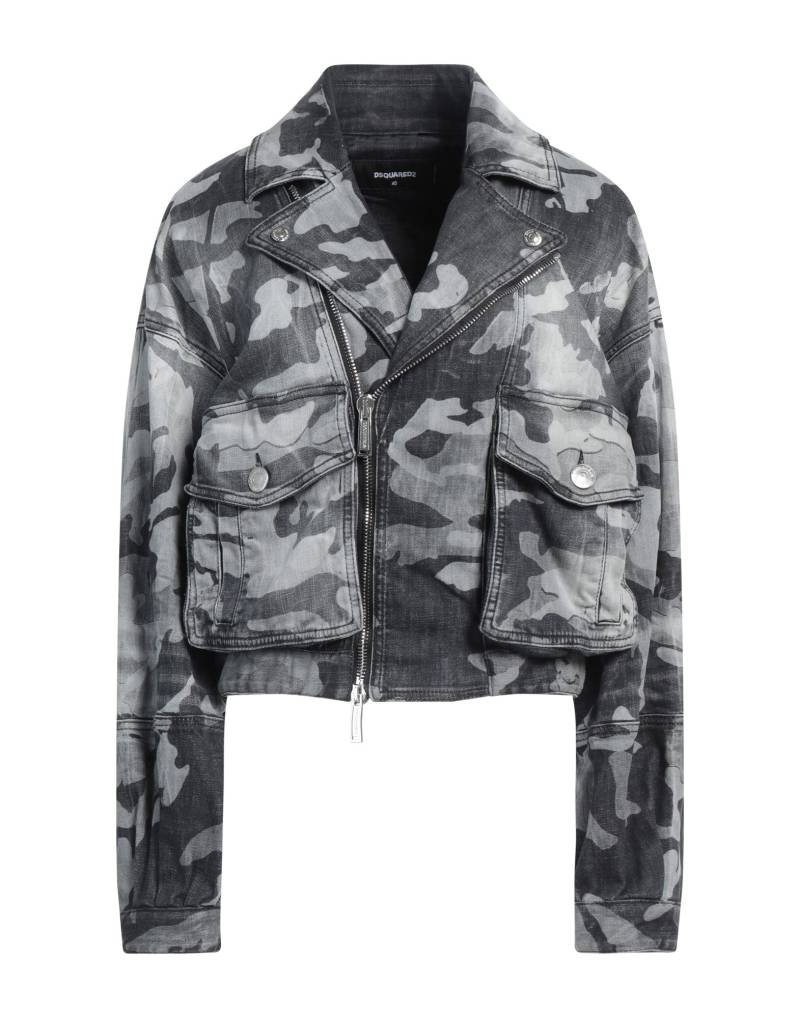 DSQUARED2 Jeansjacke/-mantel Damen Braungrau von DSQUARED2
