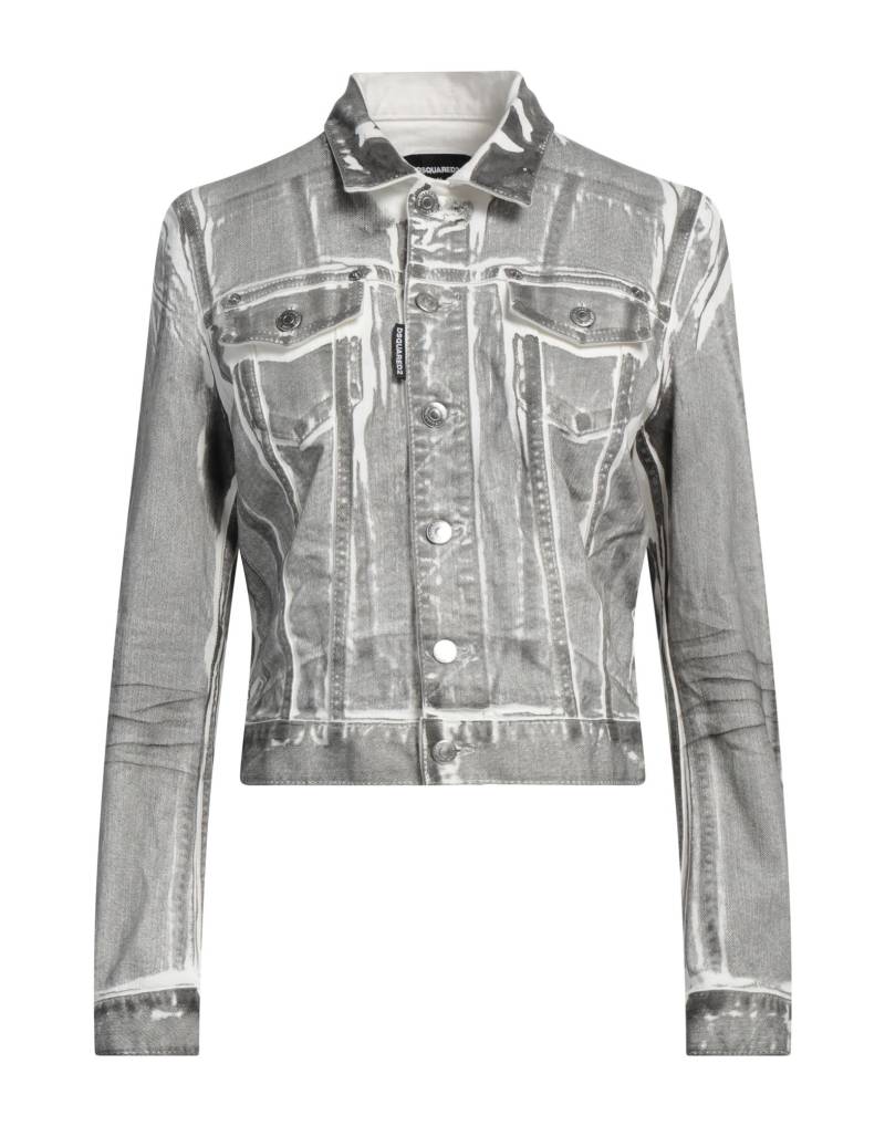 DSQUARED2 Jeansjacke/-mantel Damen Grau von DSQUARED2