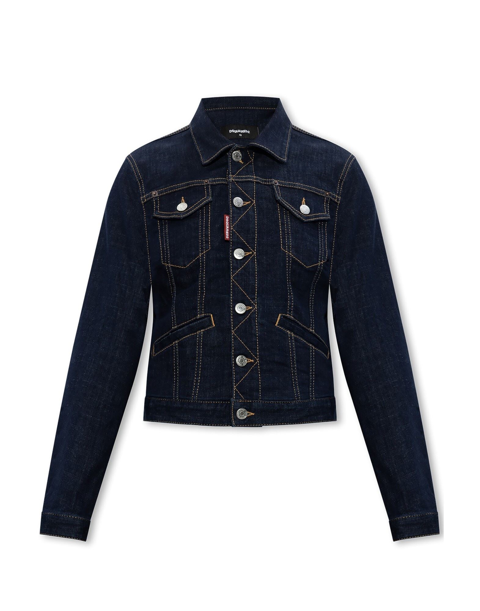 DSQUARED2 Jeansjacke/-mantel Damen Nachtblau von DSQUARED2