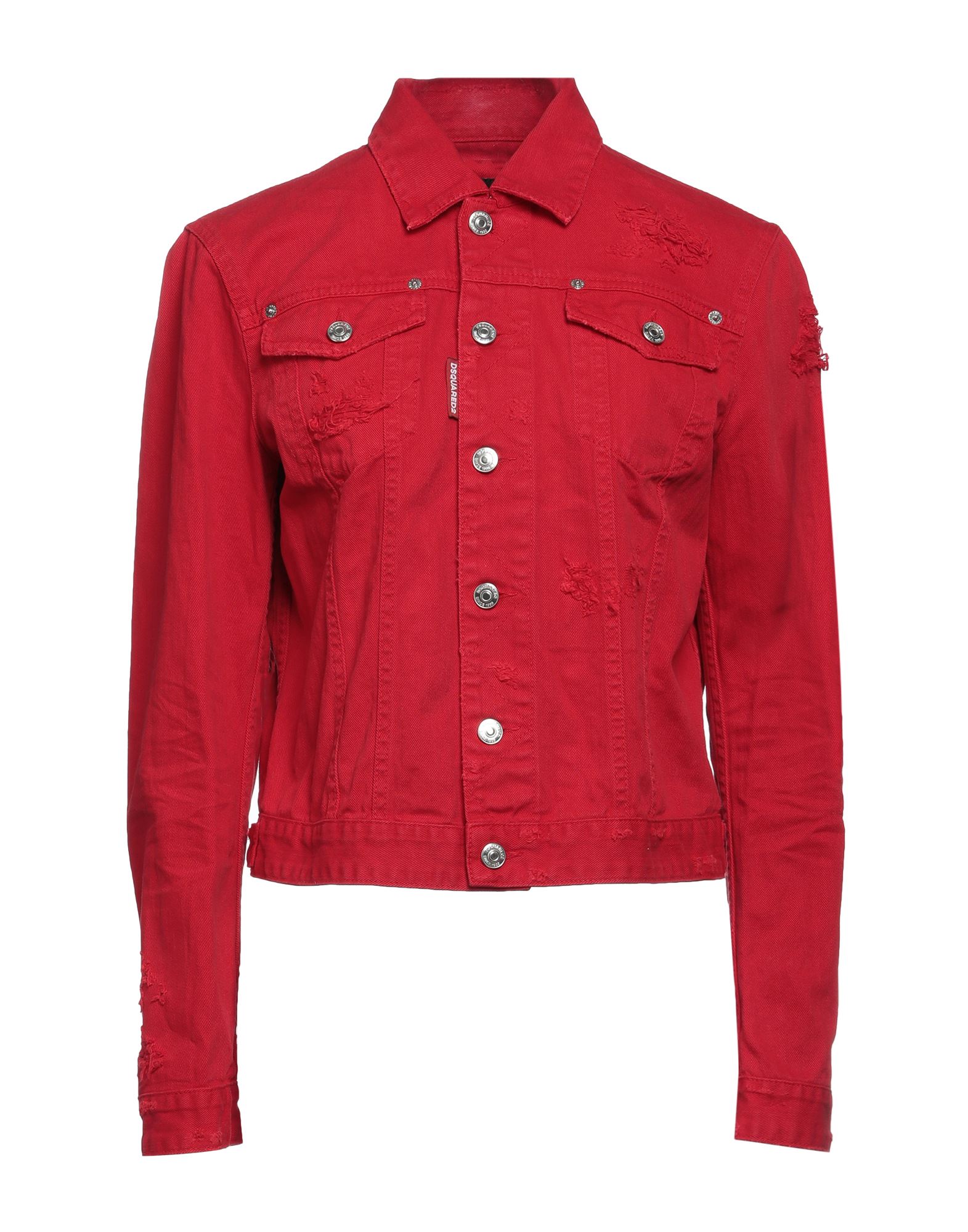 DSQUARED2 Jeansjacke/-mantel Damen Rot von DSQUARED2