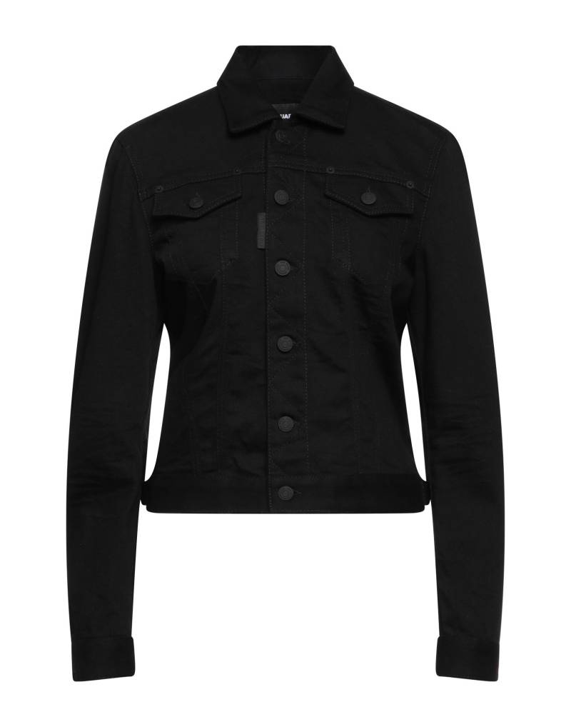 DSQUARED2 Jeansjacke/-mantel Damen Schwarz von DSQUARED2