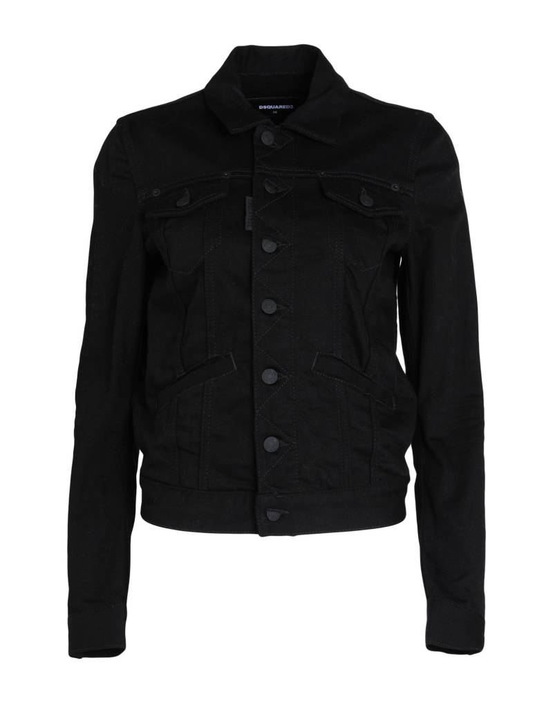 DSQUARED2 Jeansjacke/-mantel Damen Schwarz von DSQUARED2