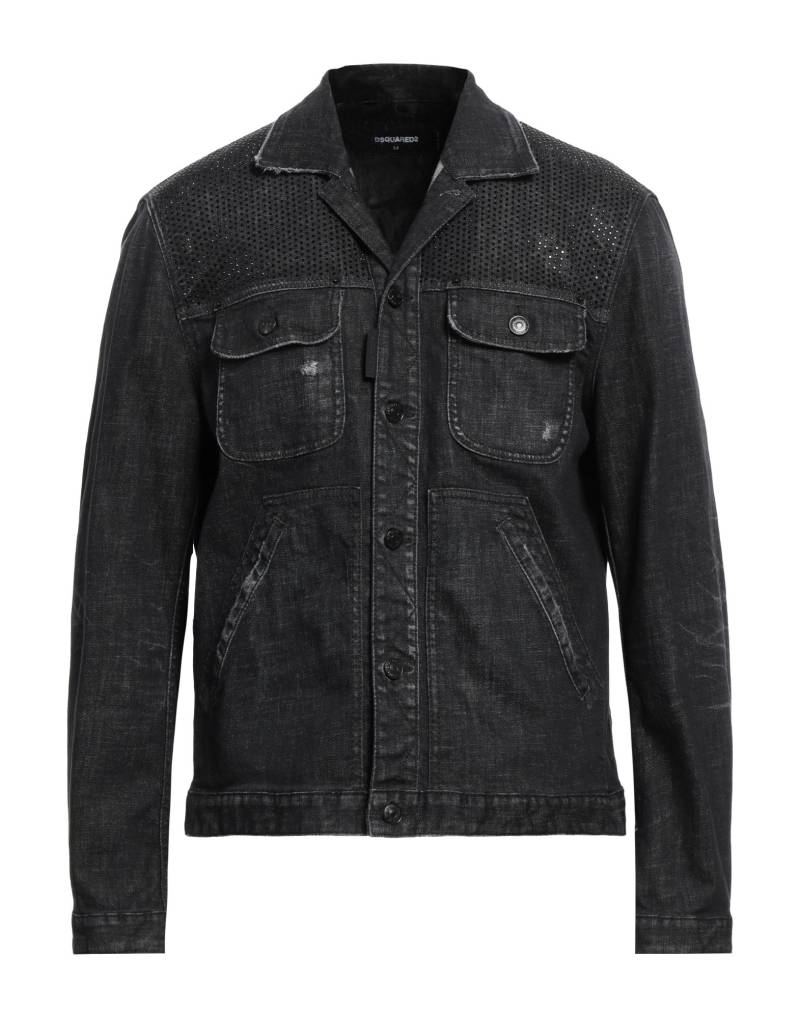 DSQUARED2 Jeansjacke/-mantel Herren Schwarz von DSQUARED2