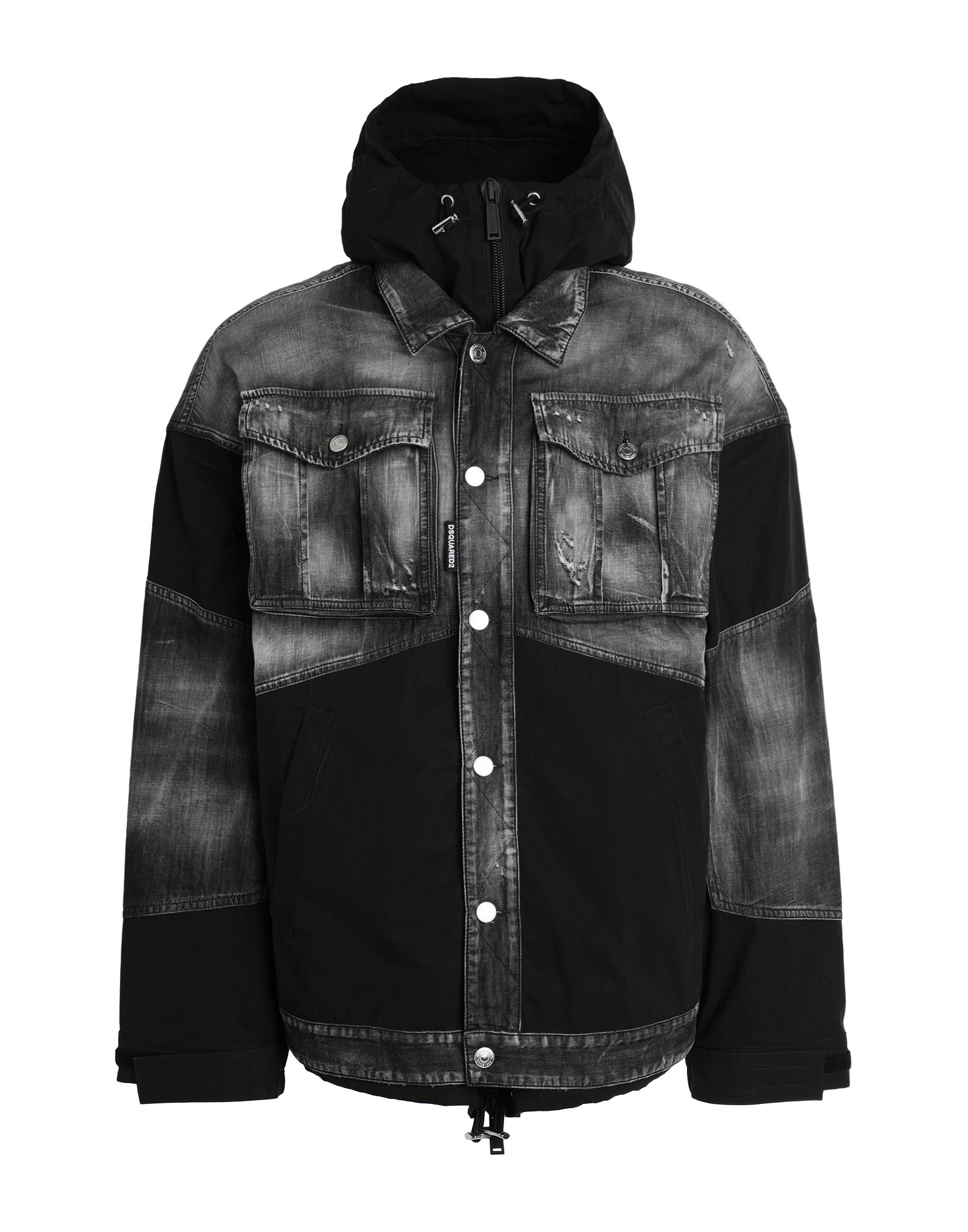 DSQUARED2 Jeansjacke/-mantel Herren Schwarz von DSQUARED2