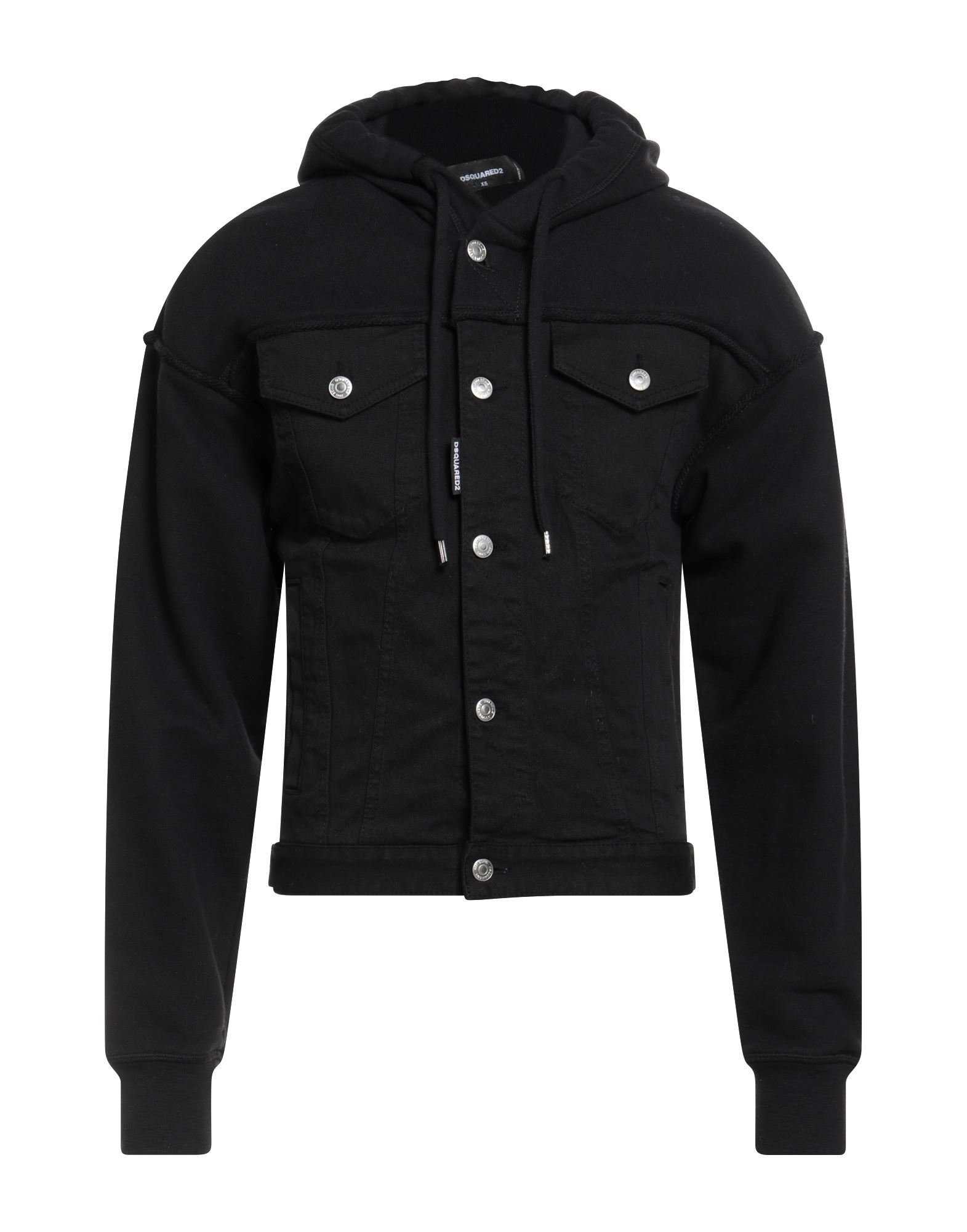 DSQUARED2 Jeansjacke/-mantel Herren Schwarz DSQUARED2 Jeansjacke/-mantel Herren Schwarz von DSQUARED2