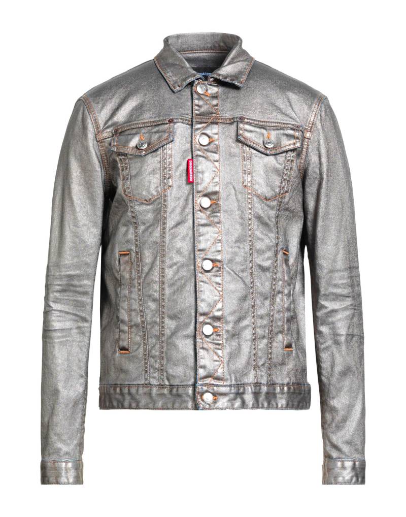DSQUARED2 Jeansjacke/-mantel Herren Silber von DSQUARED2