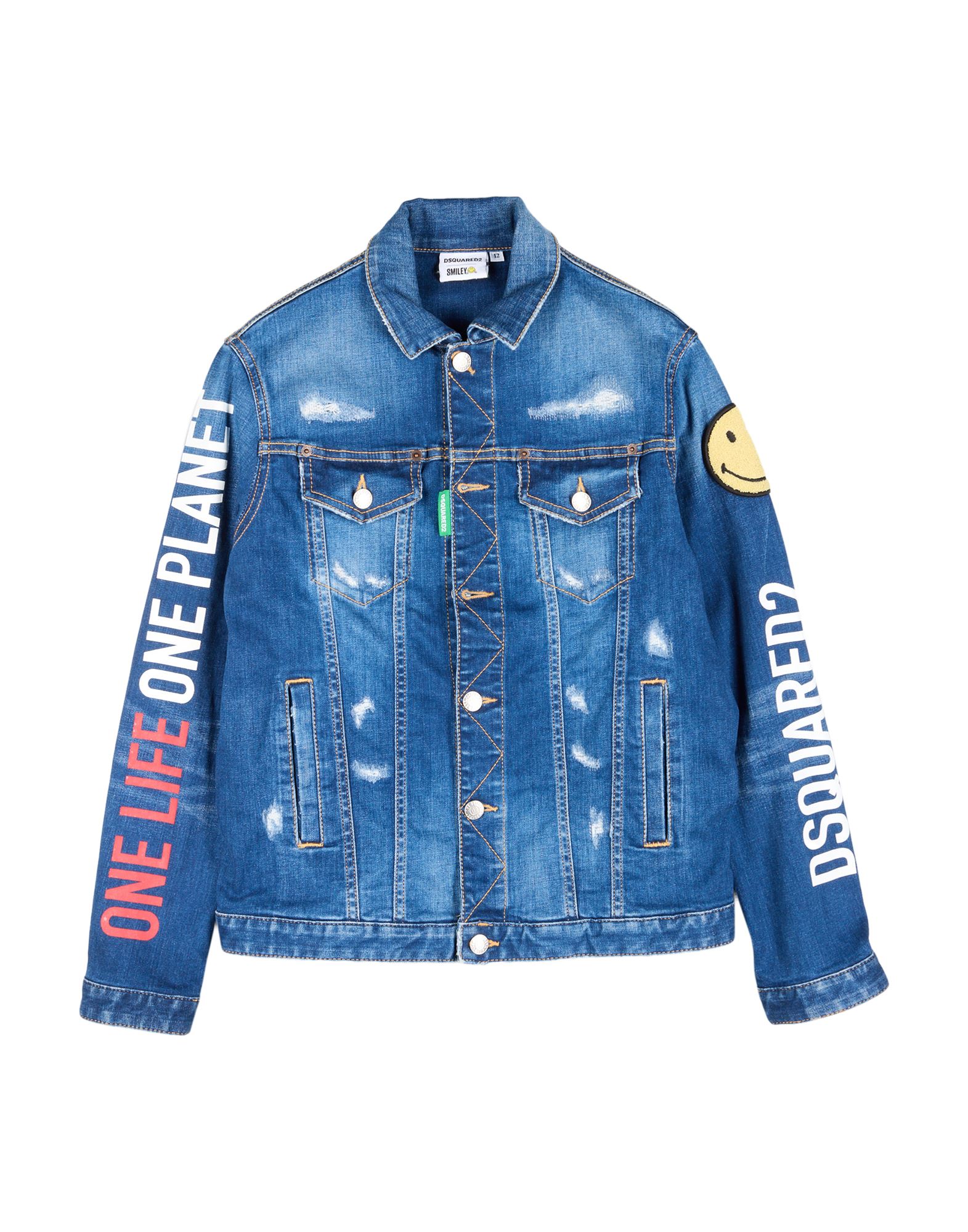 DSQUARED2 Jeansjacke/-mantel Kinder Blau von DSQUARED2