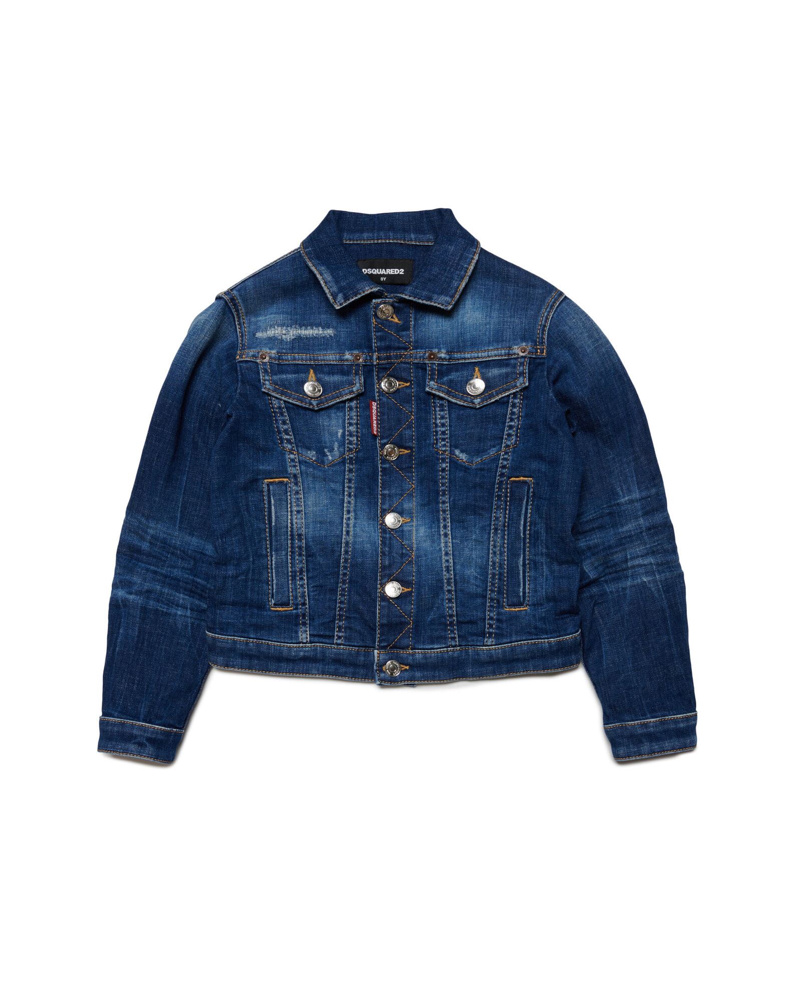 DSQUARED2 Jeansjacke/-mantel Kinder Himmelblau von DSQUARED2