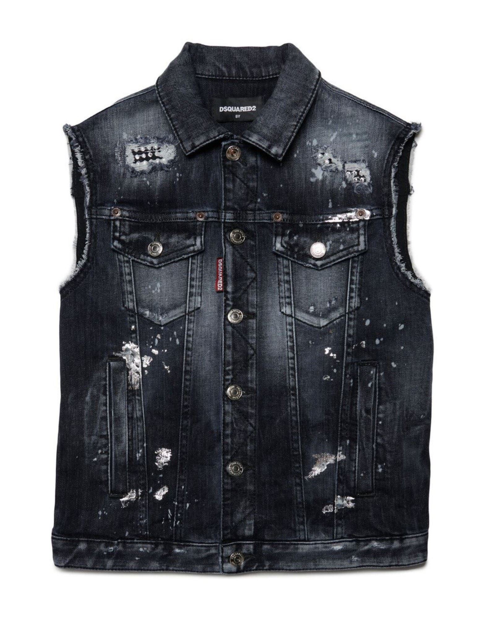 DSQUARED2 Jeansjacke/-mantel Kinder Schwarz von DSQUARED2