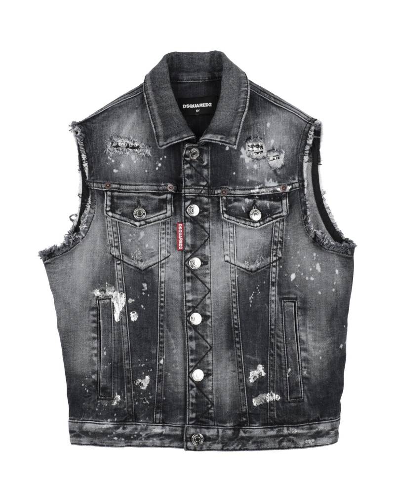 DSQUARED2 Jeansjacke/-mantel Kinder Schwarz von DSQUARED2