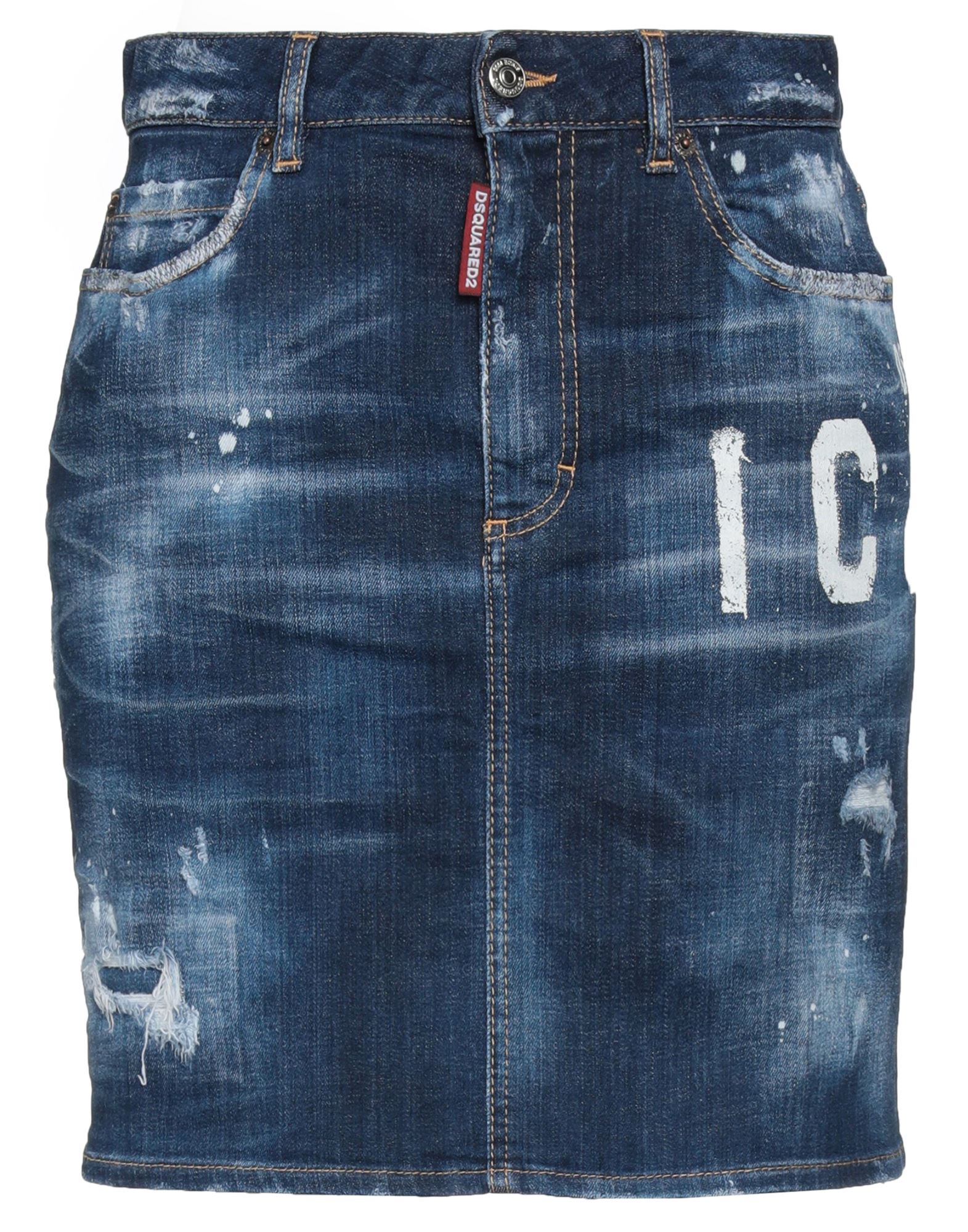 DSQUARED2 Jeansrock Damen Blau von DSQUARED2