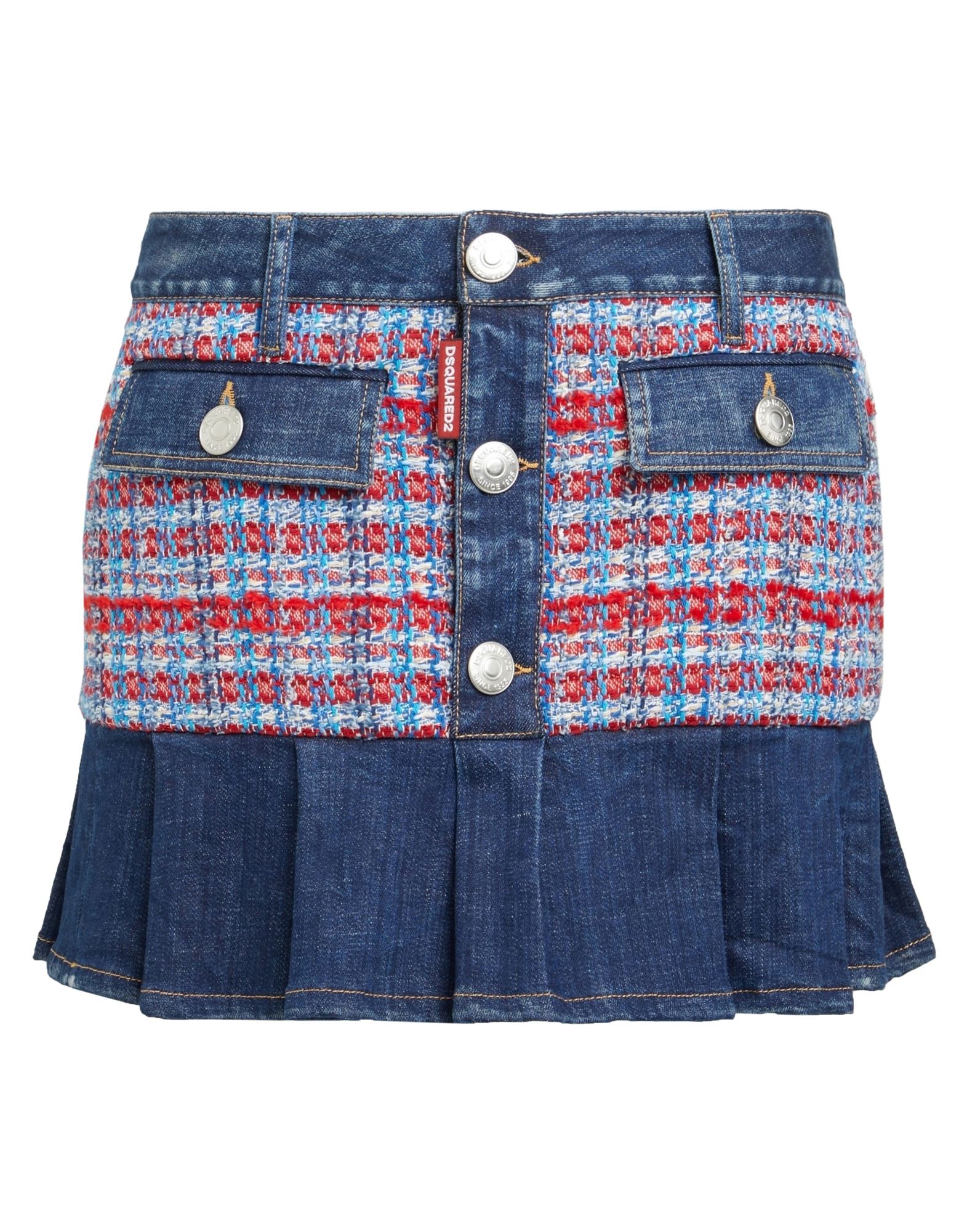 DSQUARED2 Jeansrock Damen Blau DSQUARED2 Jeansrock Damen Blau von DSQUARED2