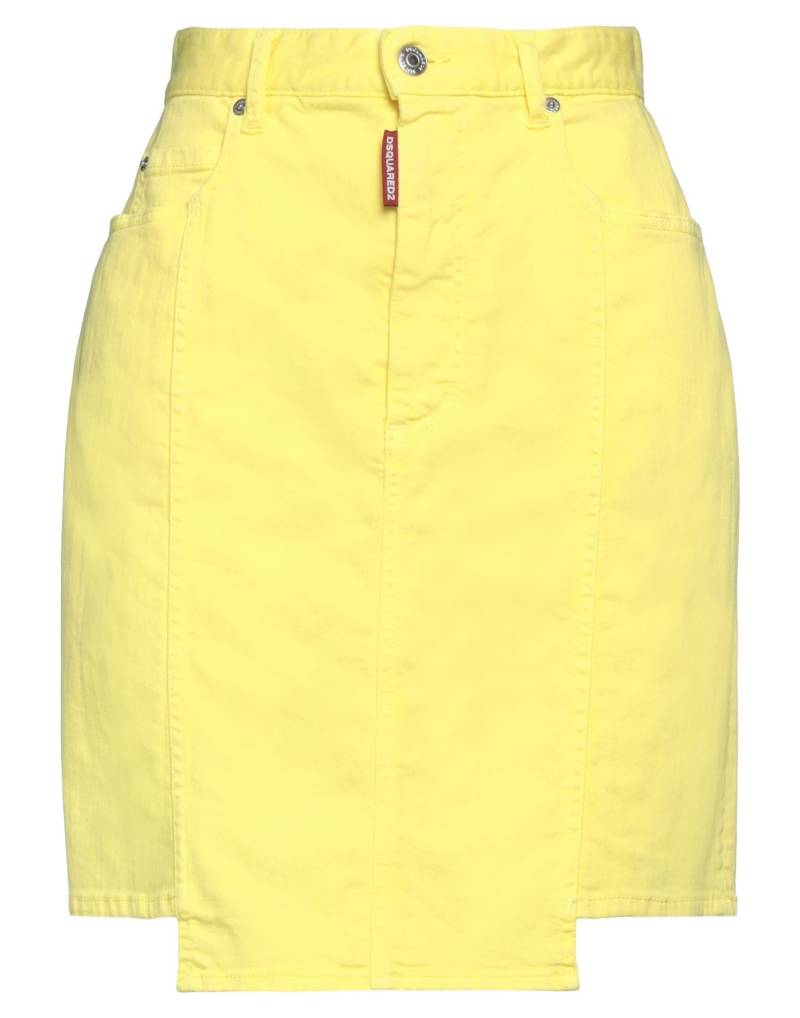 DSQUARED2 Jeansrock Damen Gelb von DSQUARED2