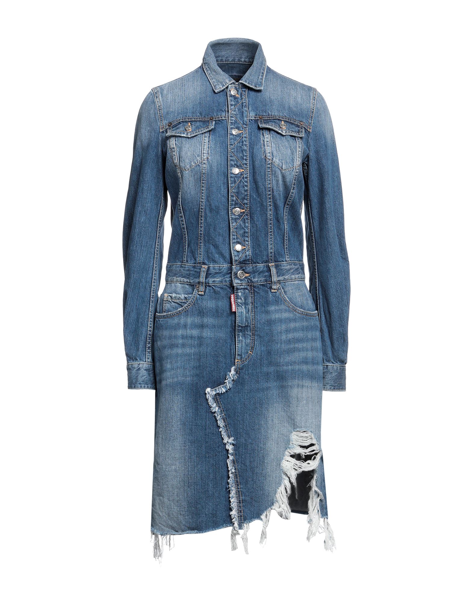 DSQUARED2 Midi-kleid Damen Blau von DSQUARED2