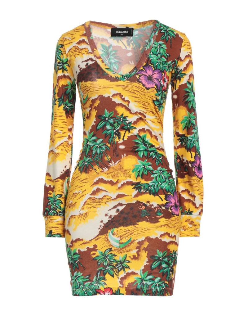 DSQUARED2 Mini-kleid Damen Gelb von DSQUARED2