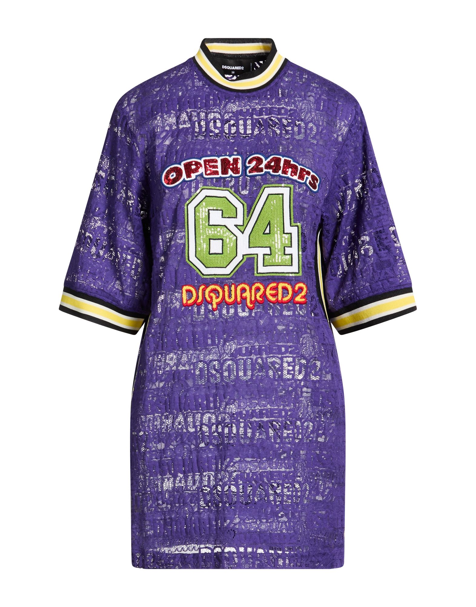 DSQUARED2 Mini-kleid Damen Violett von DSQUARED2