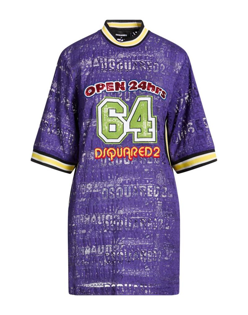 DSQUARED2 Mini-kleid Damen Violett von DSQUARED2