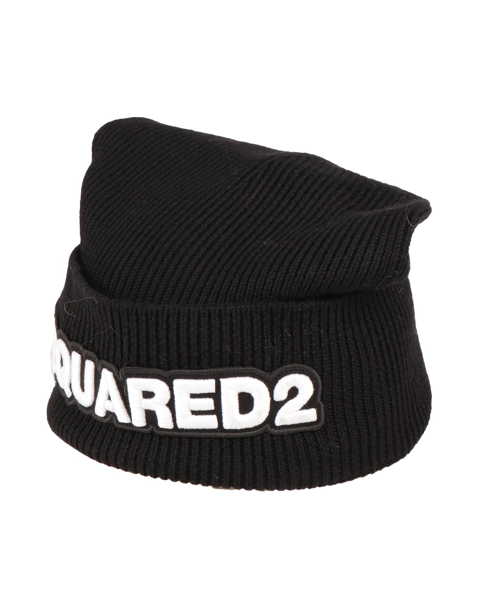 DSQUARED2 Mützen & Hüte Damen Schwarz DSQUARED2 Mützen & Hüte Damen Schwarz von DSQUARED2