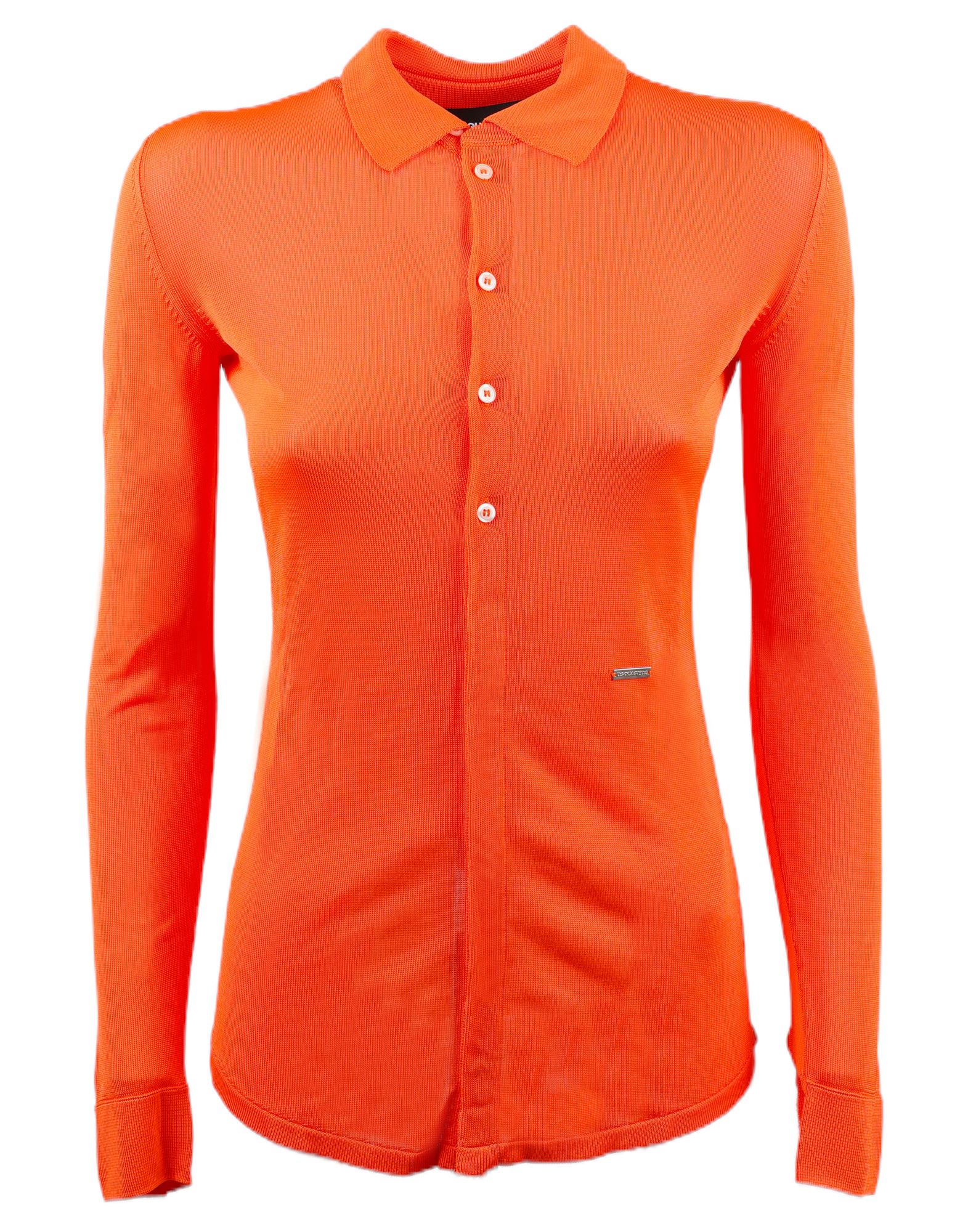 DSQUARED2 Poloshirt Damen Orange von DSQUARED2