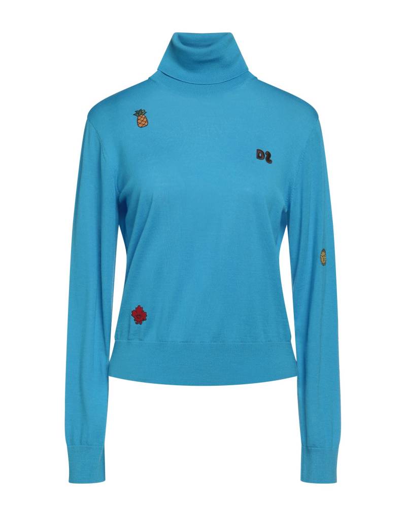 DSQUARED2 Rollkragenpullover Damen Azurblau von DSQUARED2