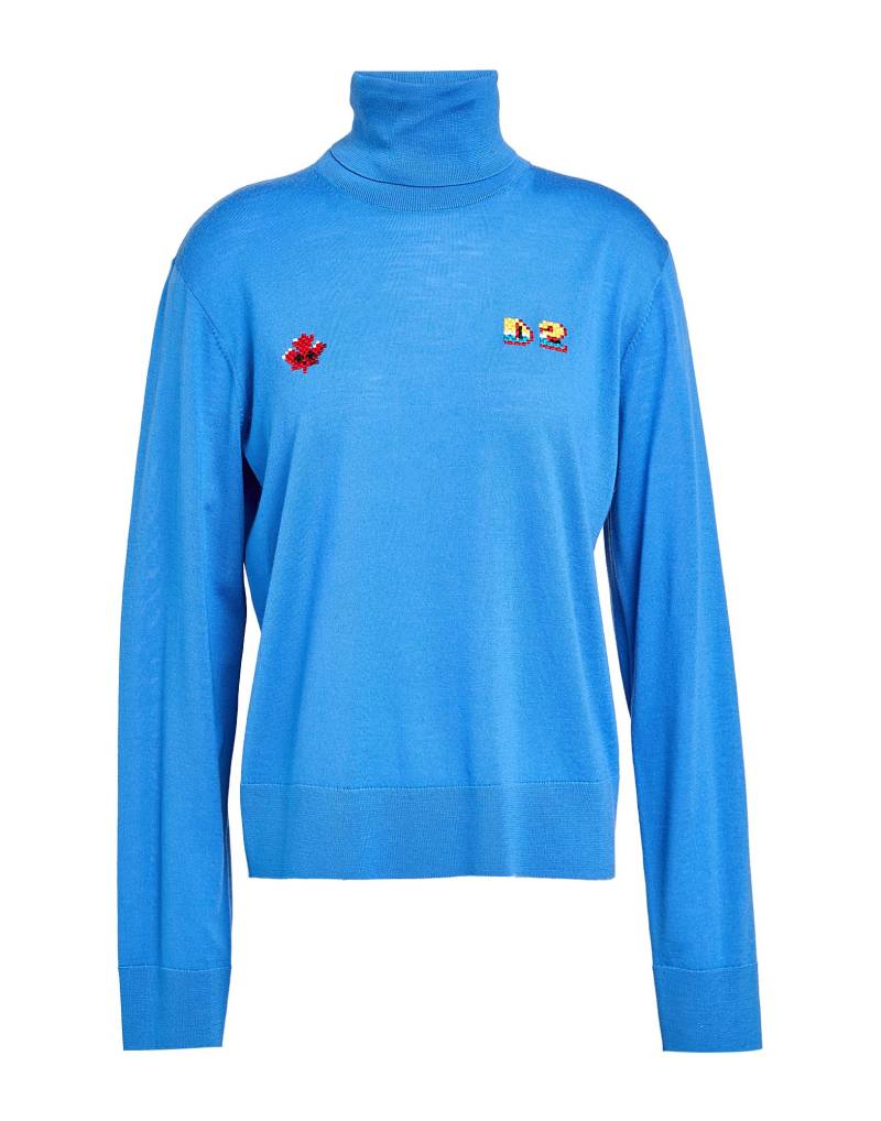 DSQUARED2 Rollkragenpullover Damen Azurblau von DSQUARED2