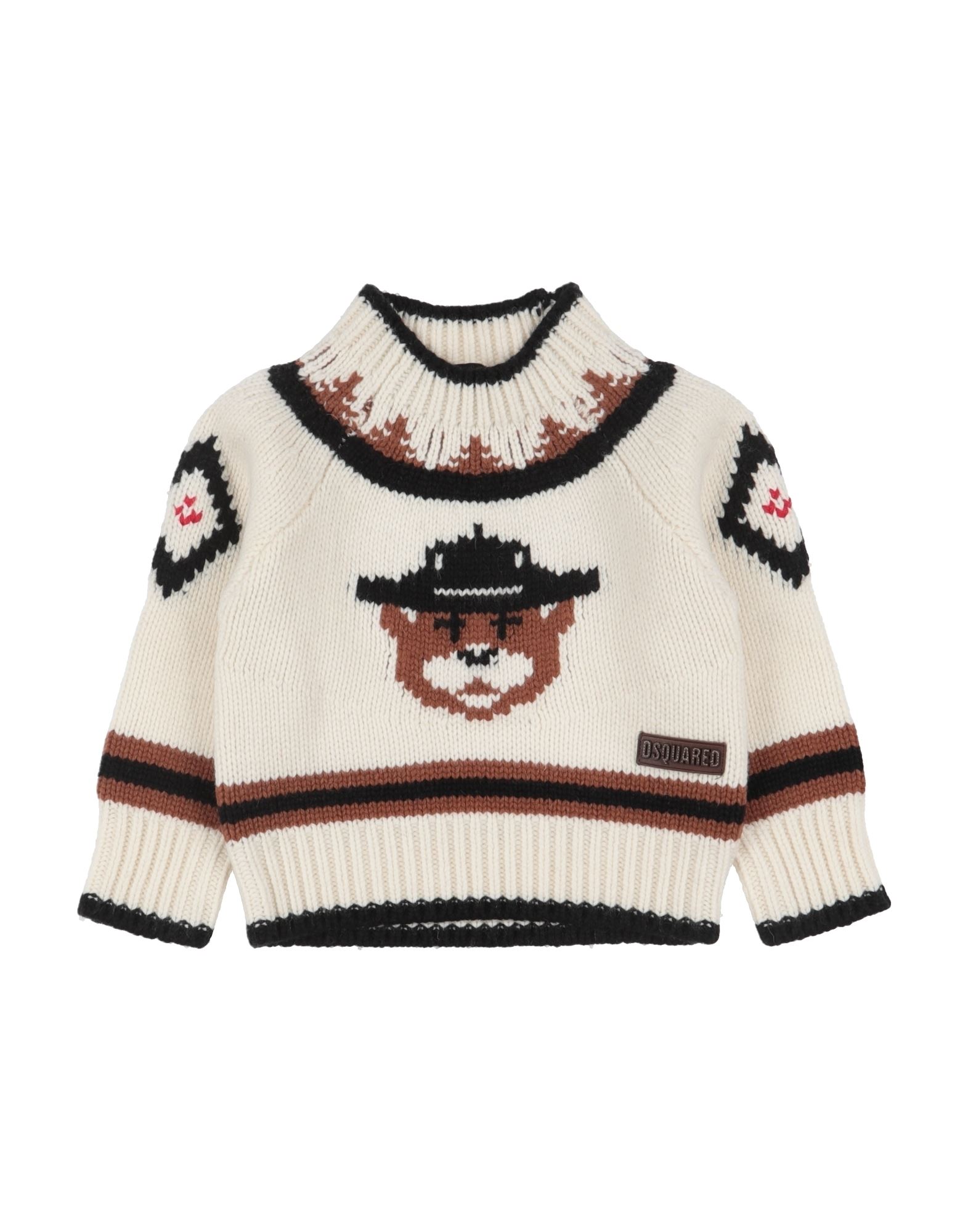 DSQUARED2 Rollkragenpullover Kinder Cremeweiß von DSQUARED2