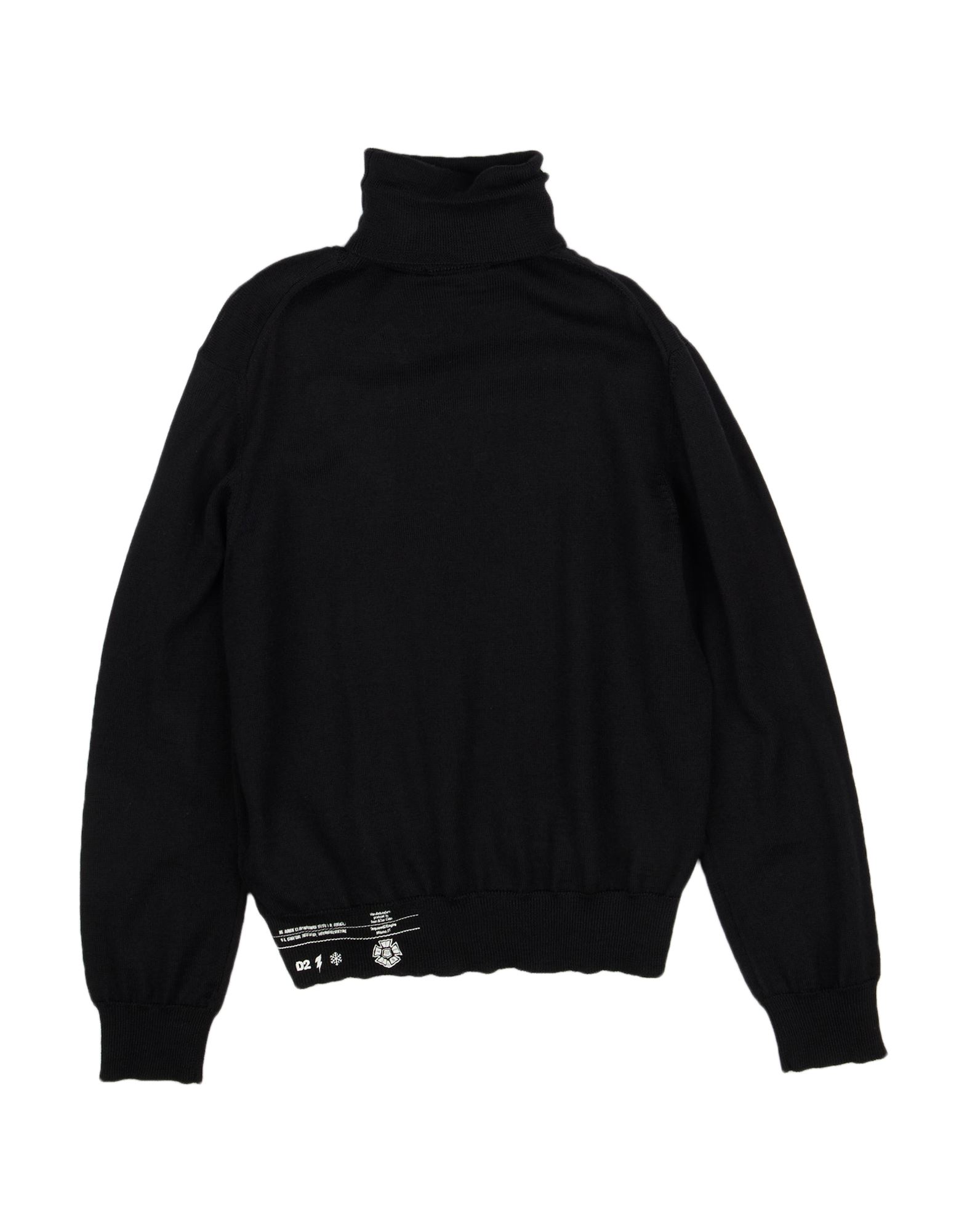 DSQUARED2 Rollkragenpullover Kinder Schwarz von DSQUARED2