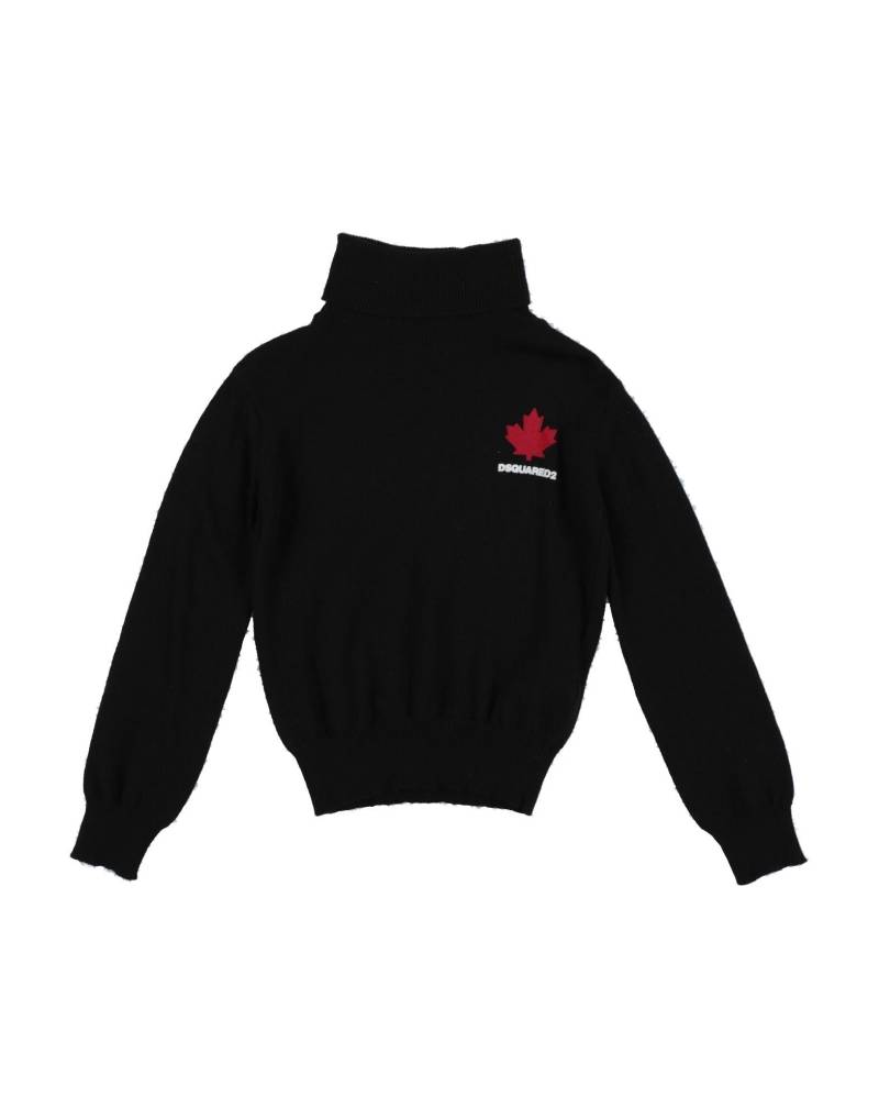 DSQUARED2 Rollkragenpullover Kinder Schwarz von DSQUARED2