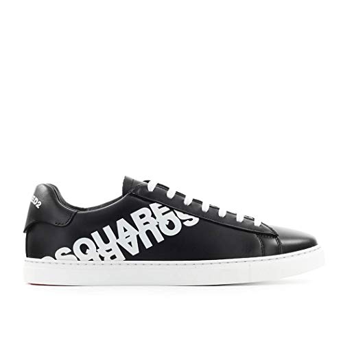 DSQUARED2 Schwarz Weiß New Tennis Sneaker SS 2020 43 von DSQUARED2