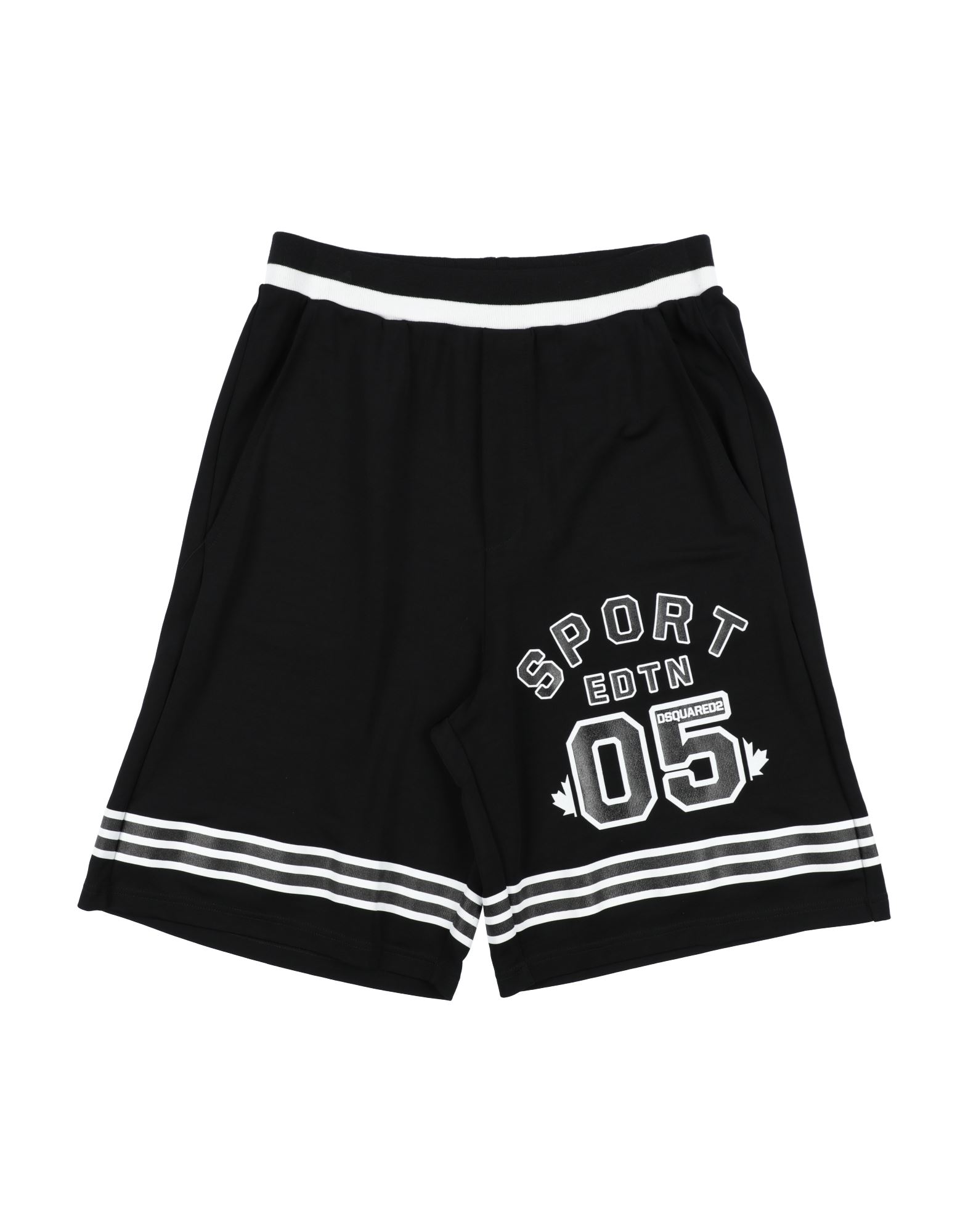 DSQUARED2 Shorts & Bermudashorts Kinder Schwarz DSQUARED2 Shorts & Bermudashorts Kinder Schwarz von DSQUARED2
