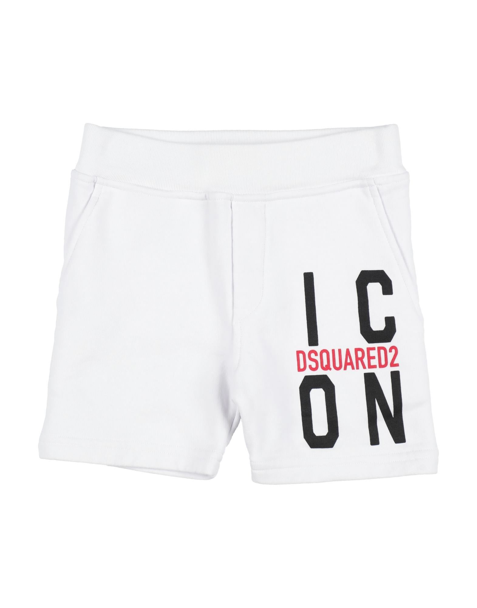 DSQUARED2 Shorts & Bermudashorts Kinder Weiß DSQUARED2 Shorts & Bermudashorts Kinder Weiß von DSQUARED2