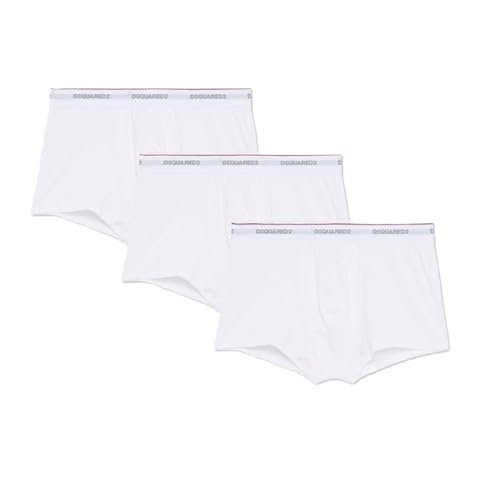 DSQUARED2 Slip 3-Pack Trunk DCX310060, 100 weiß, S von DSQUARED2