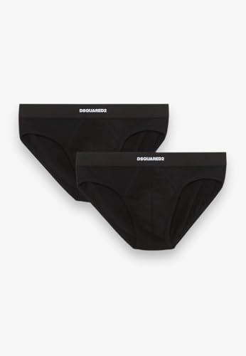DSQUARED2 Slip Twin Pack Brief DCX200070, 001 - Schwarz, L von DSQUARED2