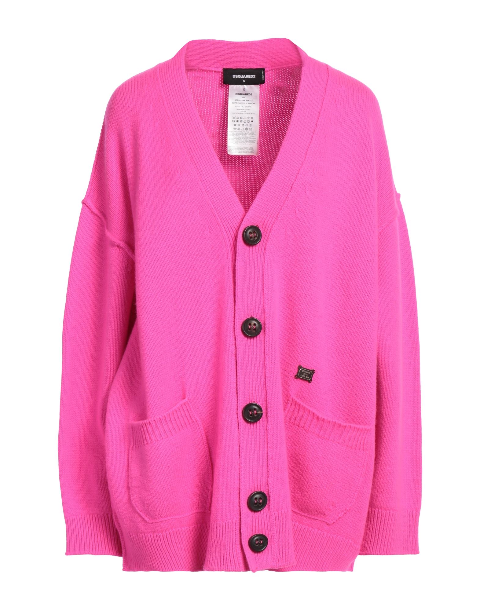 DSQUARED2 Strickjacke Damen Fuchsia von DSQUARED2