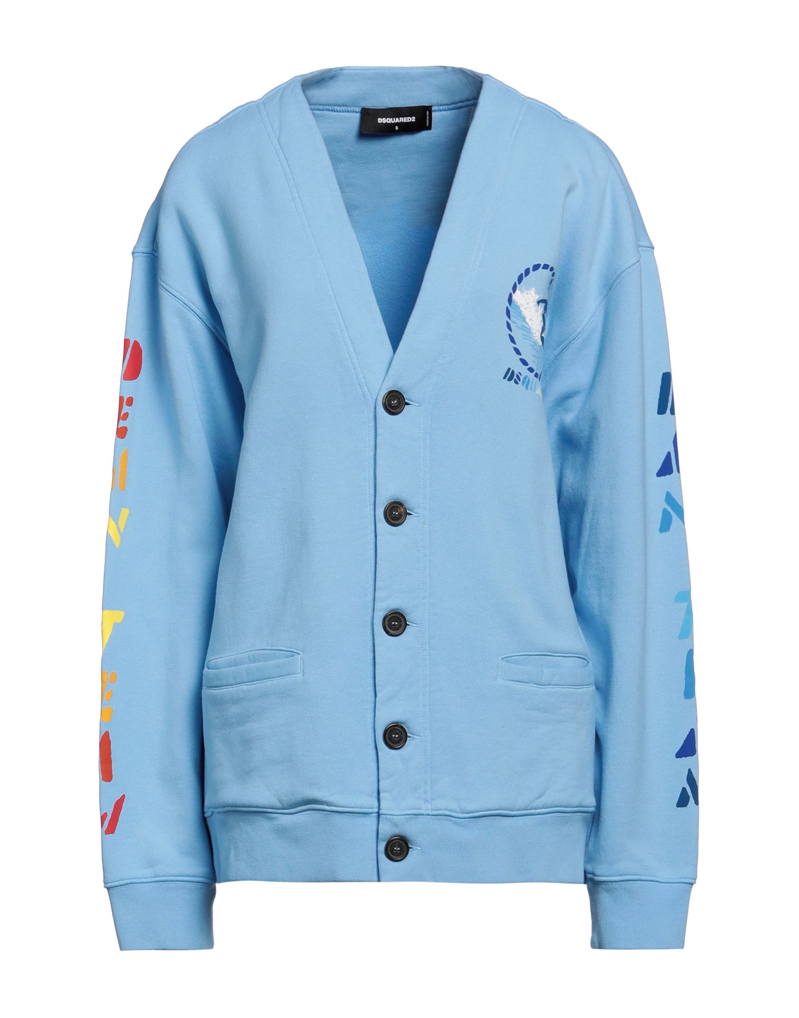 DSQUARED2 Strickjacke Damen Himmelblau DSQUARED2 Strickjacke Damen Himmelblau von DSQUARED2