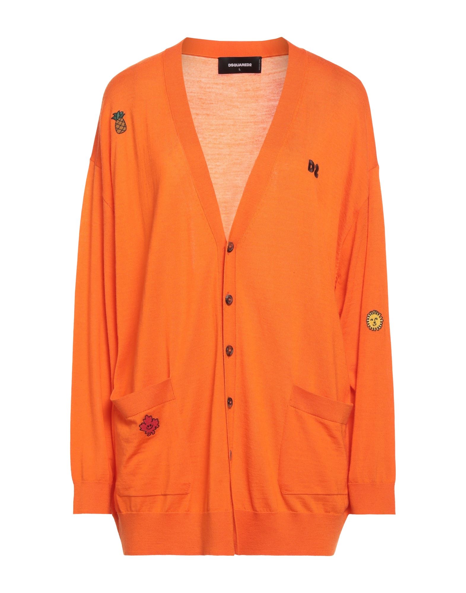 DSQUARED2 Strickjacke Damen Orange von DSQUARED2