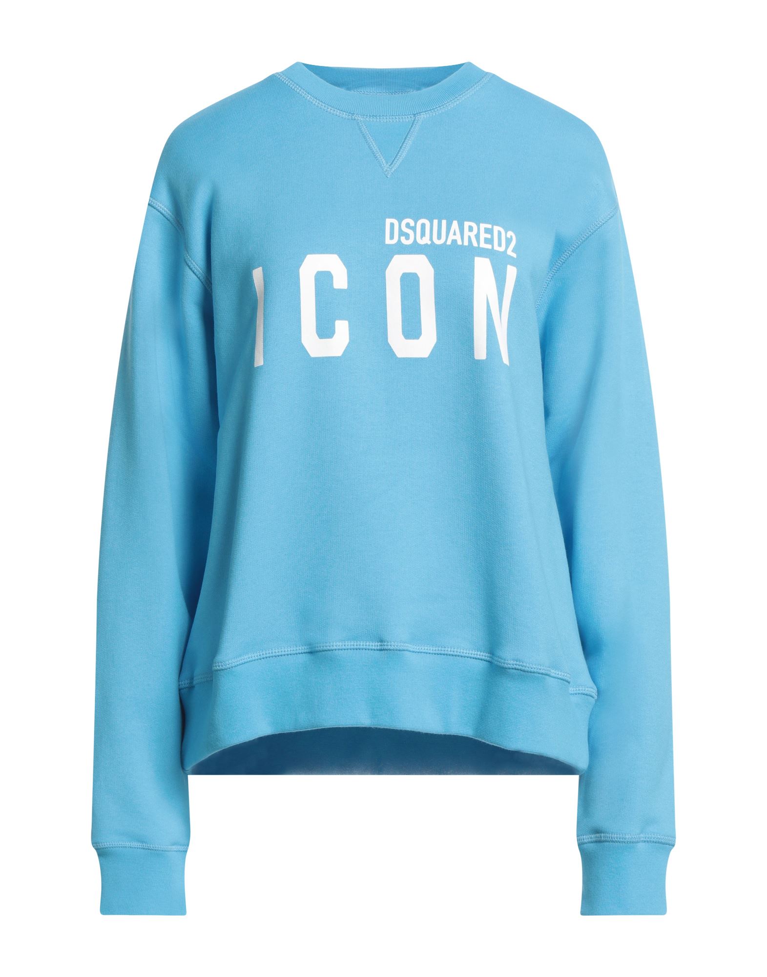 DSQUARED2 Sweatshirt Damen Azurblau DSQUARED2 Sweatshirt Damen Azurblau von DSQUARED2