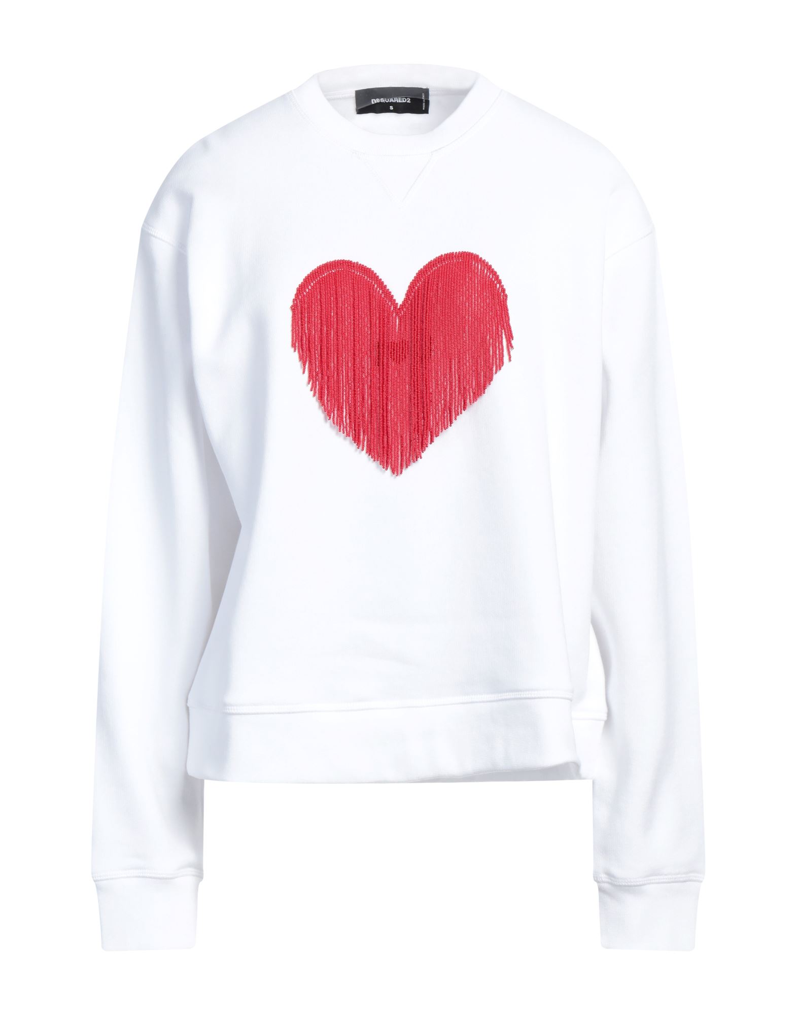 DSQUARED2 Sweatshirt Damen Weiß DSQUARED2 Sweatshirt Damen Weiß von DSQUARED2