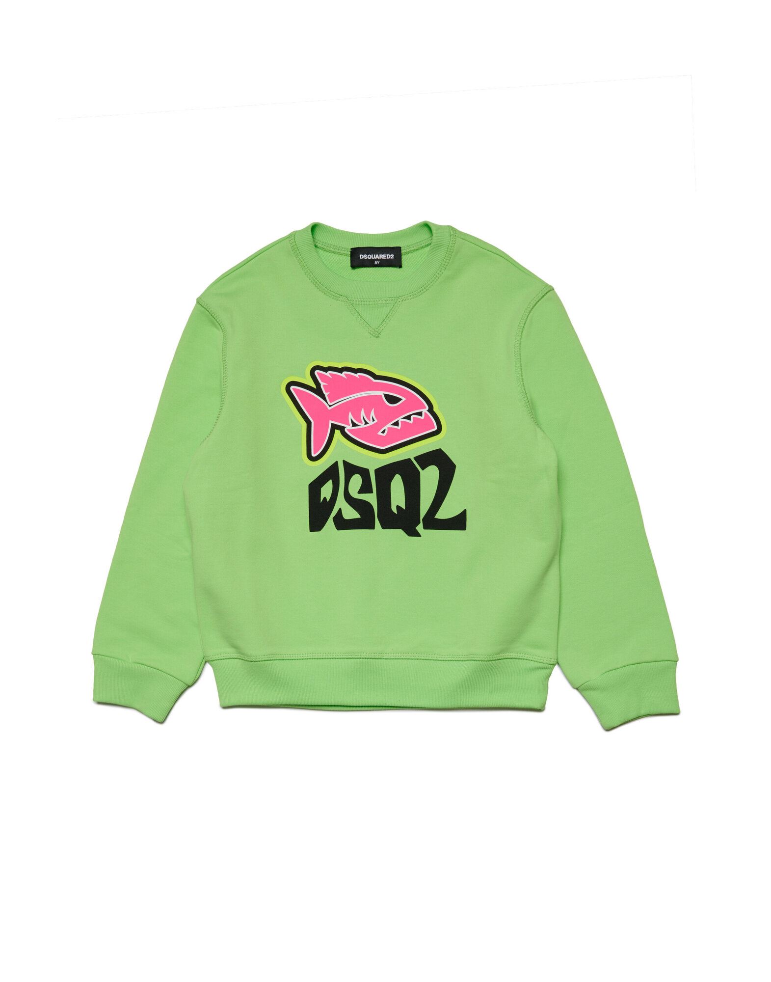 DSQUARED2 Sweatshirt Kinder Säuregrün von DSQUARED2