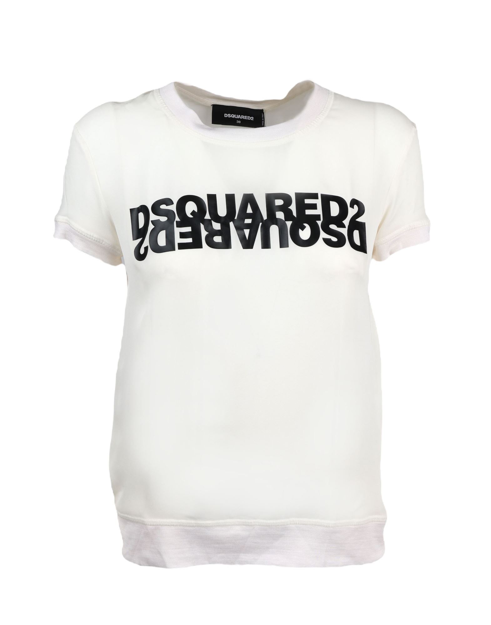 DSQUARED2 T-shirts Damen Cremeweiß von DSQUARED2