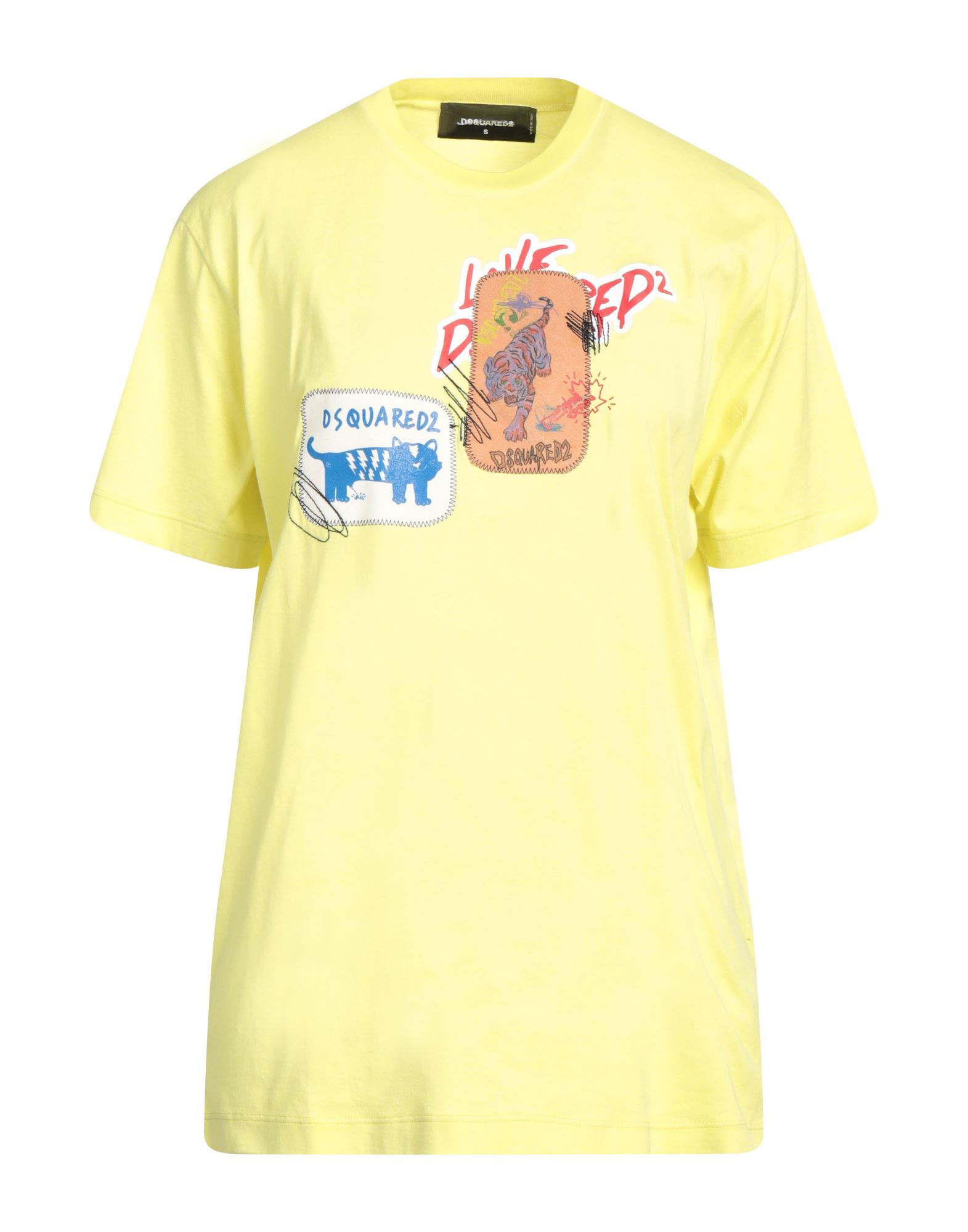 DSQUARED2 T-shirts Damen Gelb von DSQUARED2