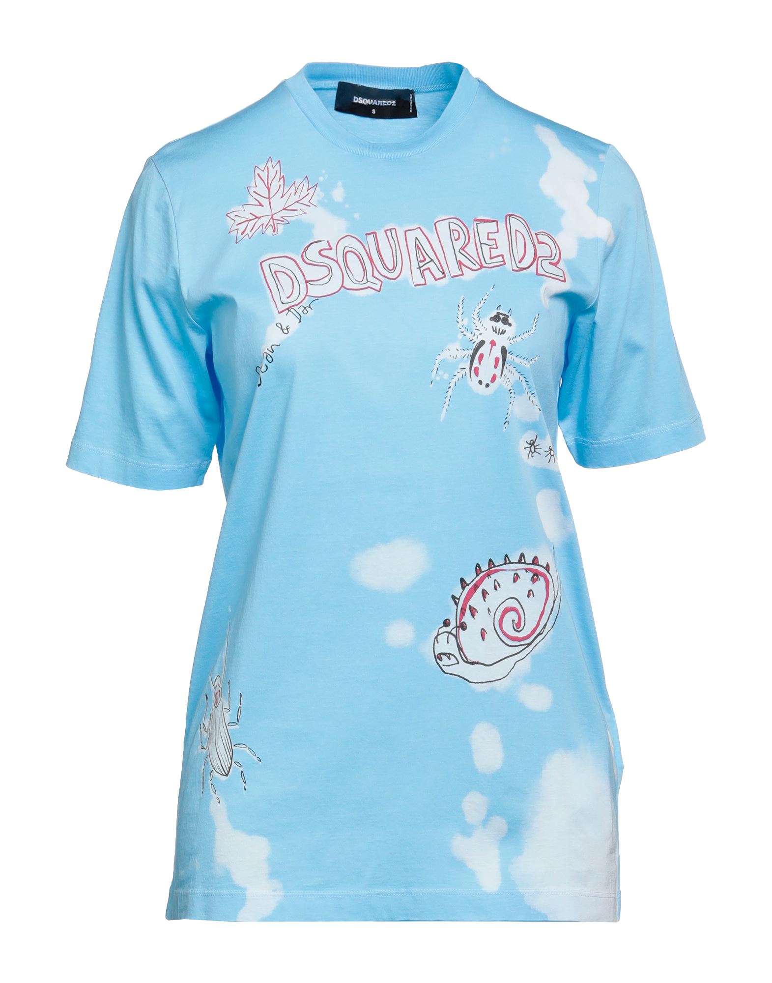 DSQUARED2 T-shirts Damen Himmelblau von DSQUARED2