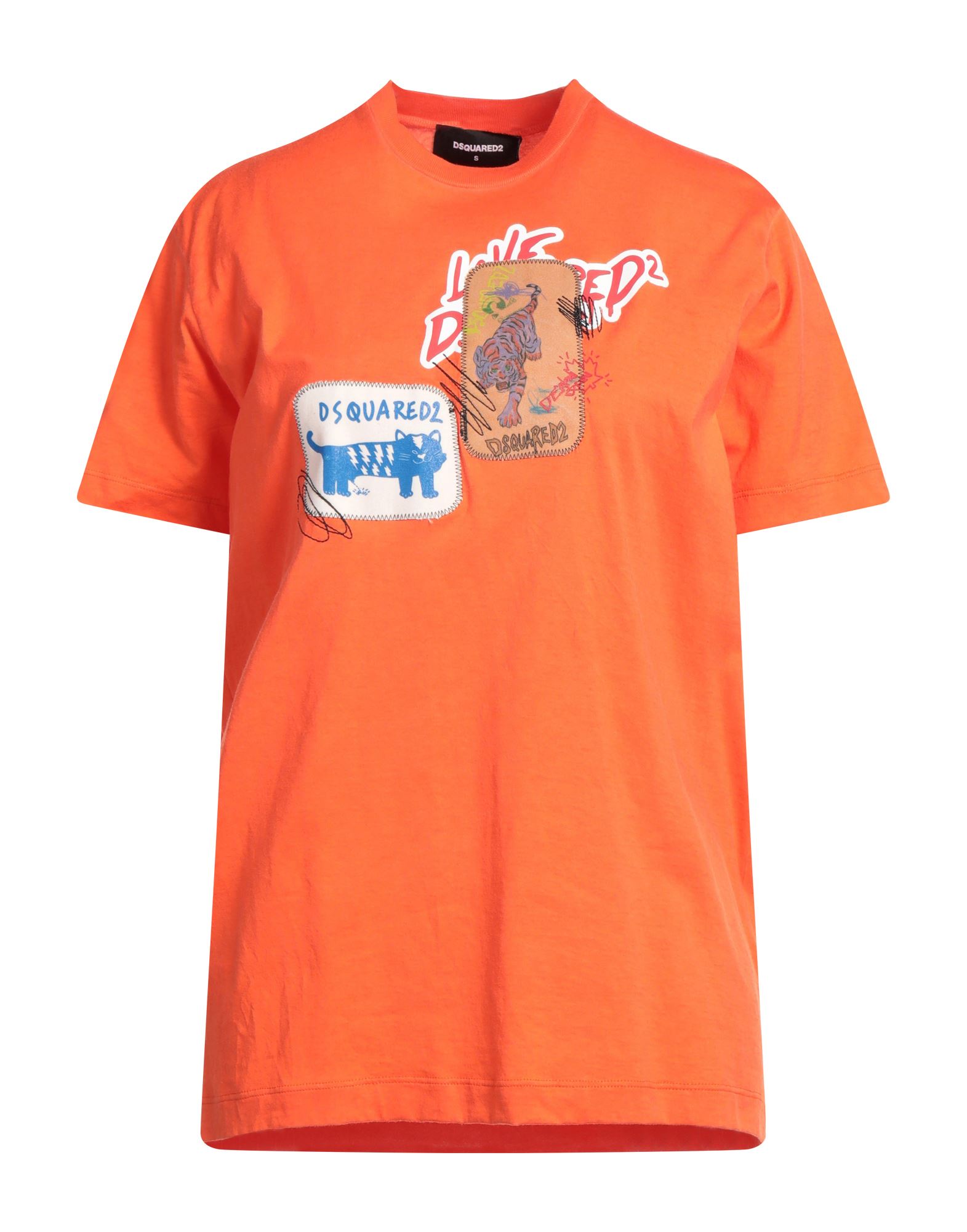 DSQUARED2 T-shirts Damen Orange von DSQUARED2