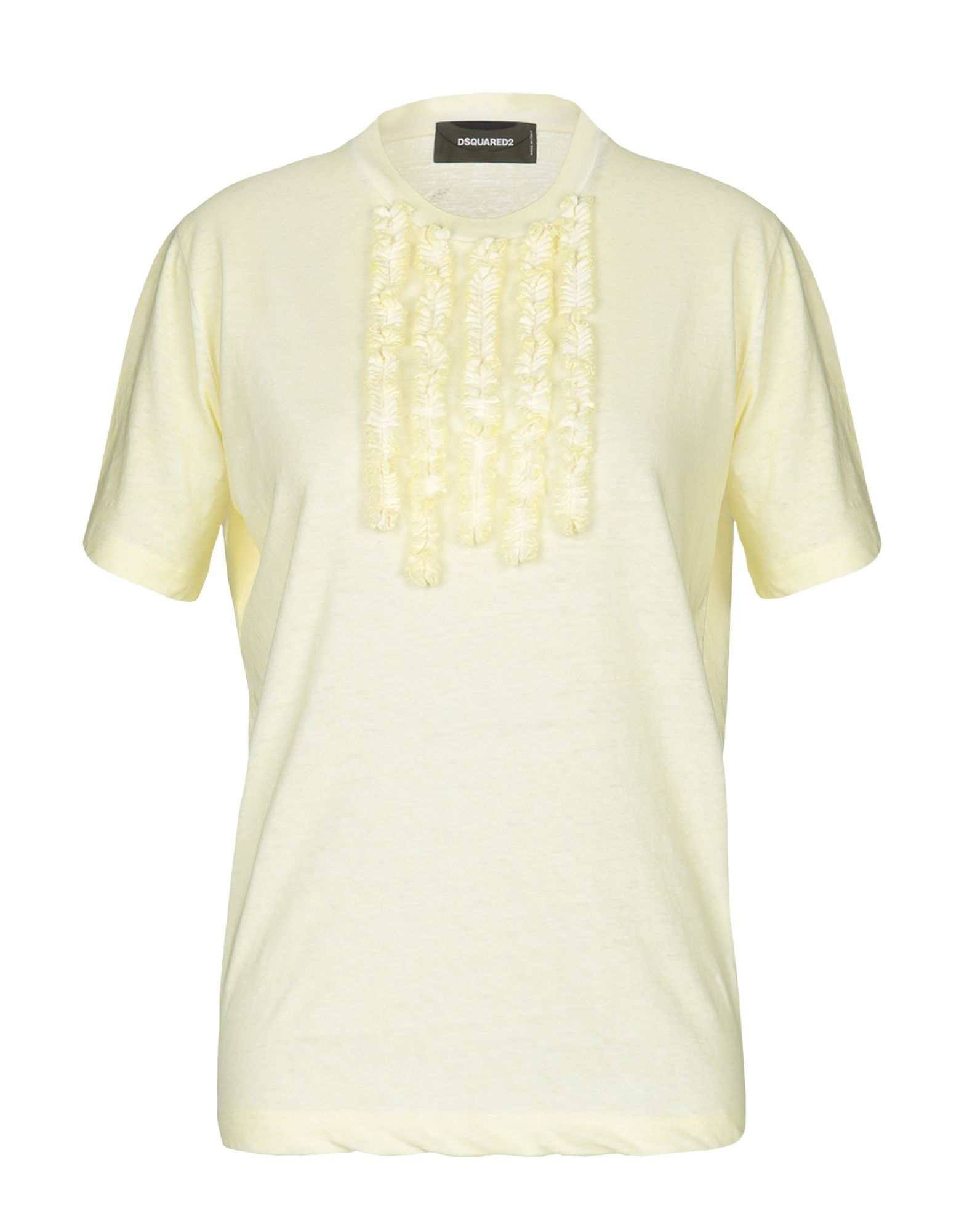 DSQUARED2 T-shirts Damen Pastellgelb von DSQUARED2