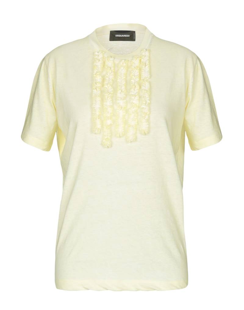 DSQUARED2 T-shirts Damen Pastellgelb von DSQUARED2