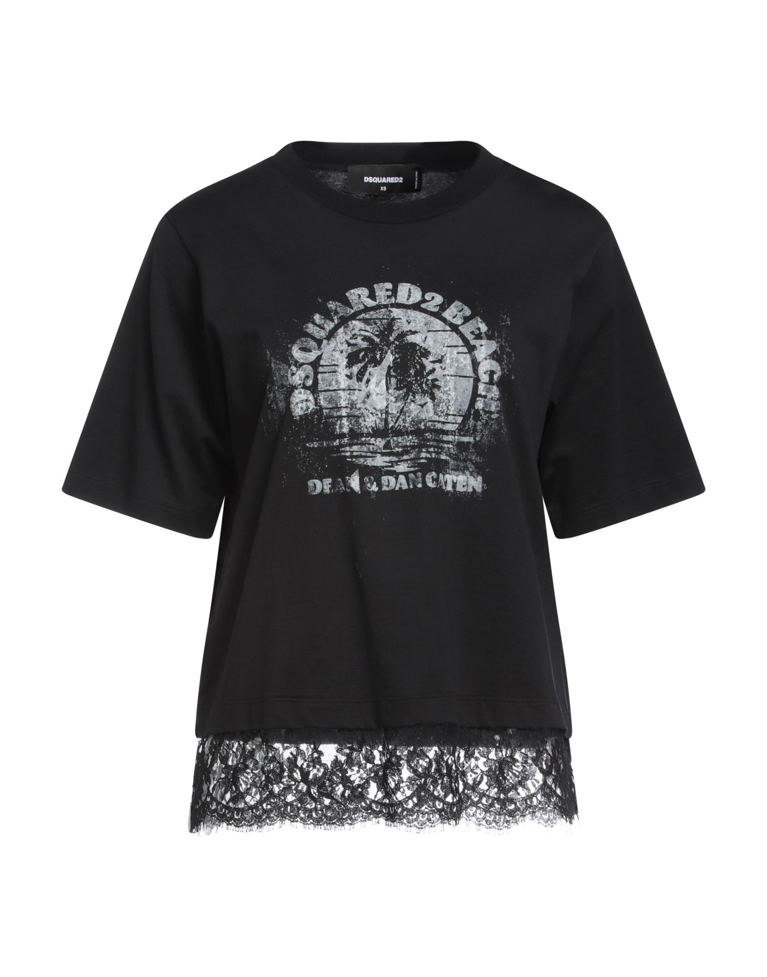 DSQUARED2 T-shirts Damen Schwarz von DSQUARED2