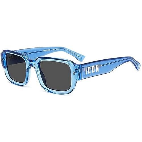 DSQUARED2 Unisex Icon 0009/s Sunglasses, PJP/IR Blue, 50 von DSQUARED2